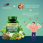 Organics Immunity Booster, Daily Dose For : 60  Capsules 