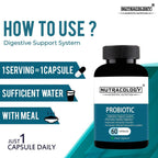 Nutracology Probiotics Supplement For Digestion Immunity And Overall Gut Health Capsules - Distacart