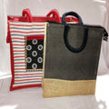 Jute Ladies Fashion Bags Combo - Big & Small