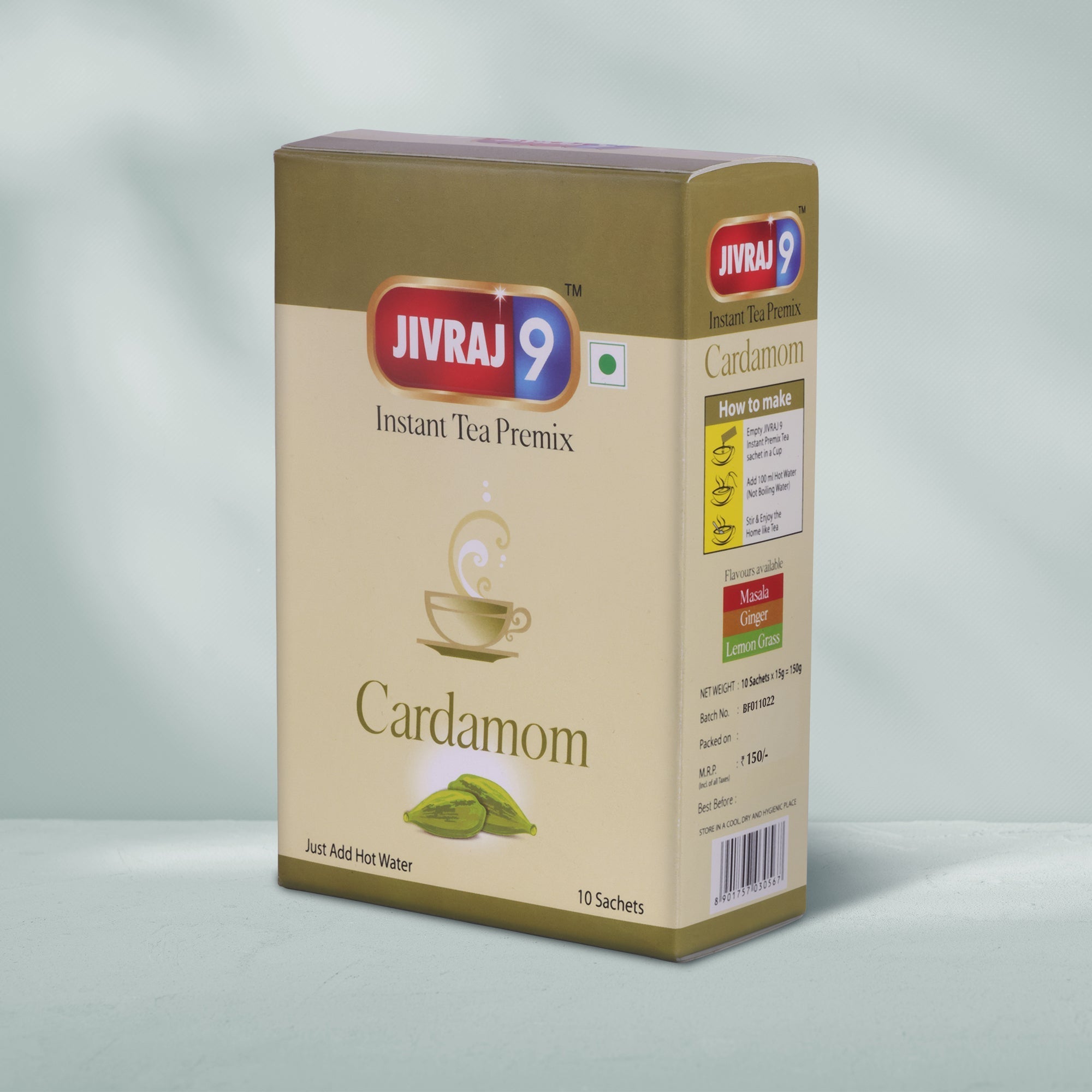 jivraj9 Tea Cardamom Premix Tea Box - Distacart
