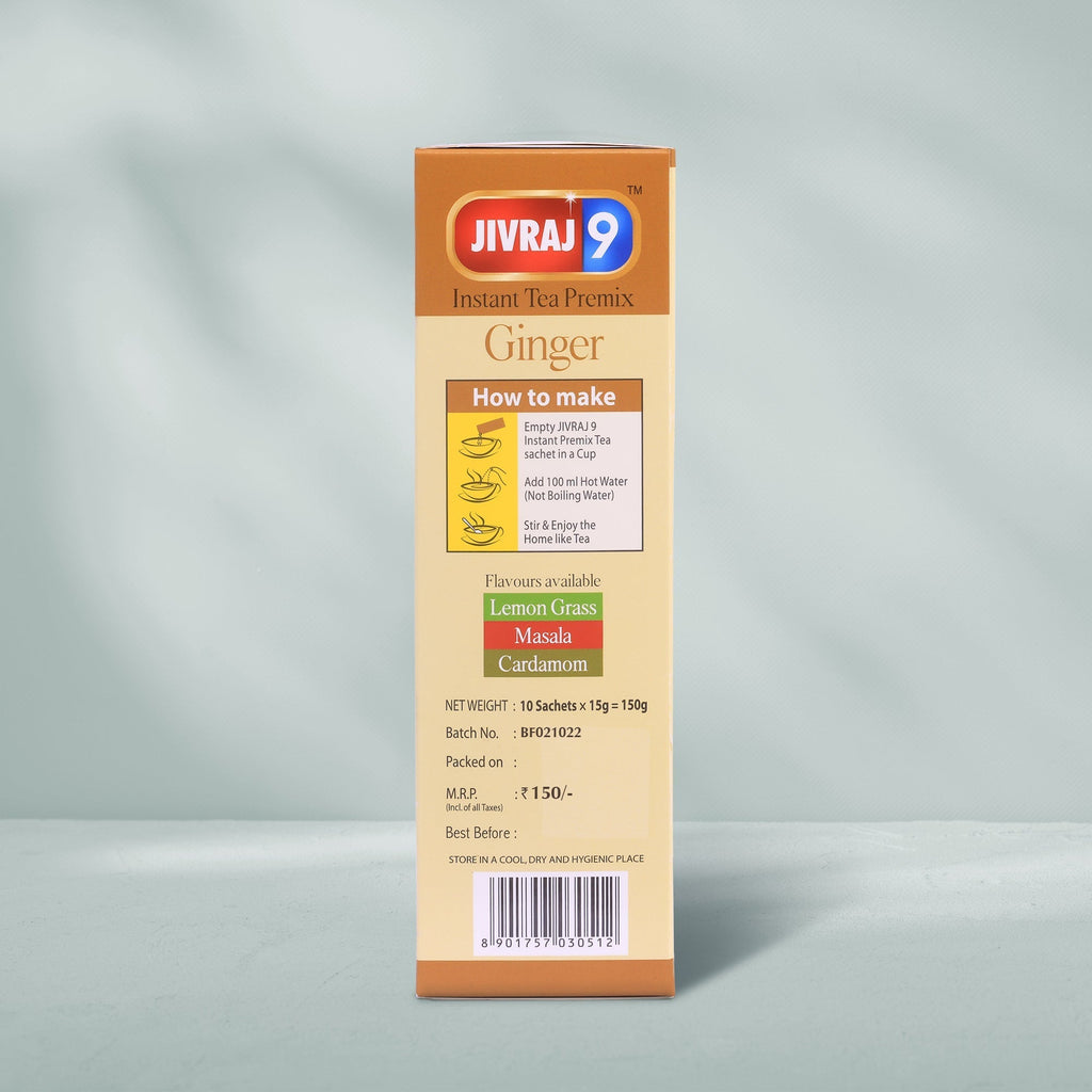 jivraj9 Tea Ginger Premix Tea Box - Distacart