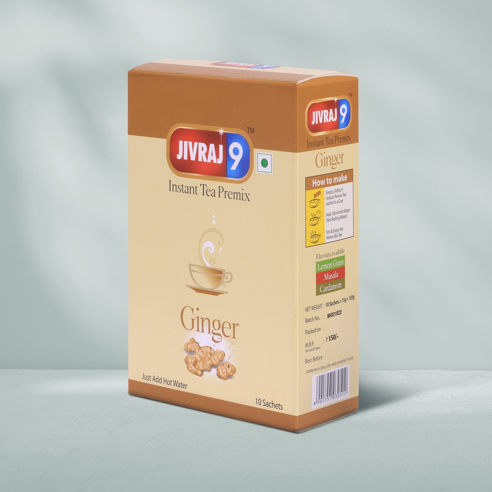 jivraj9 Tea Ginger Premix Tea Box - Distacart