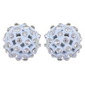 Trendoo Jewelry Gold Plated Stylish Fancyr White Studs