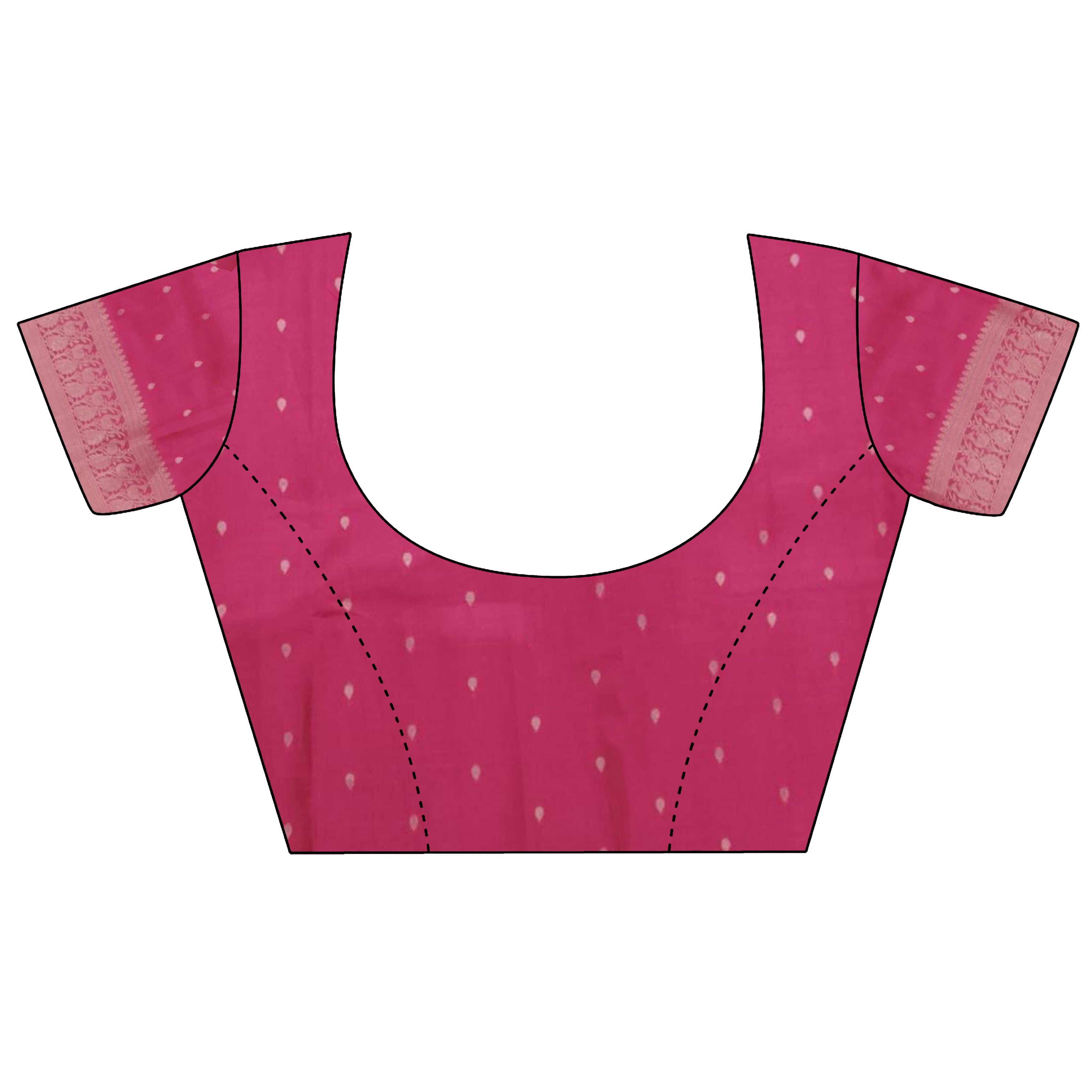 Joban Fashion Teal Soft Lichi Silk Rangcut Jacquard weave Saree - Distacart