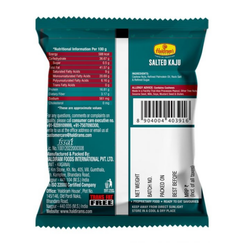 Haldiram's Salted Kaju - Distacart