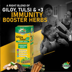 Zandu Giloy Tulsi Juice (3 herbs) - Distacart
