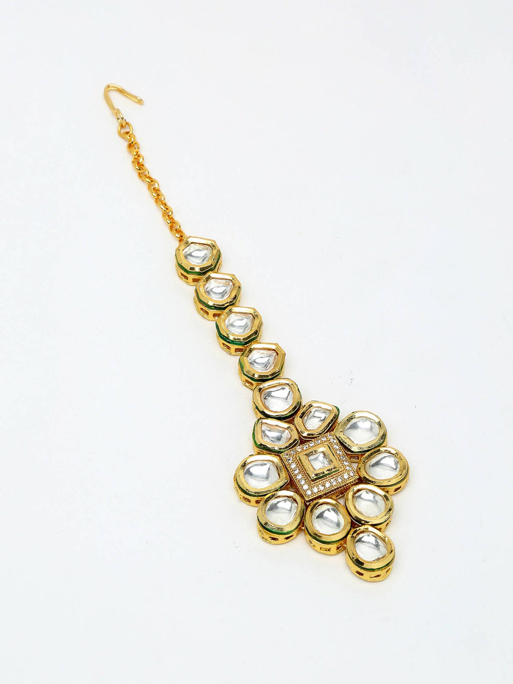 Kundan Maang Tikka - Ruby Raang - Distacart