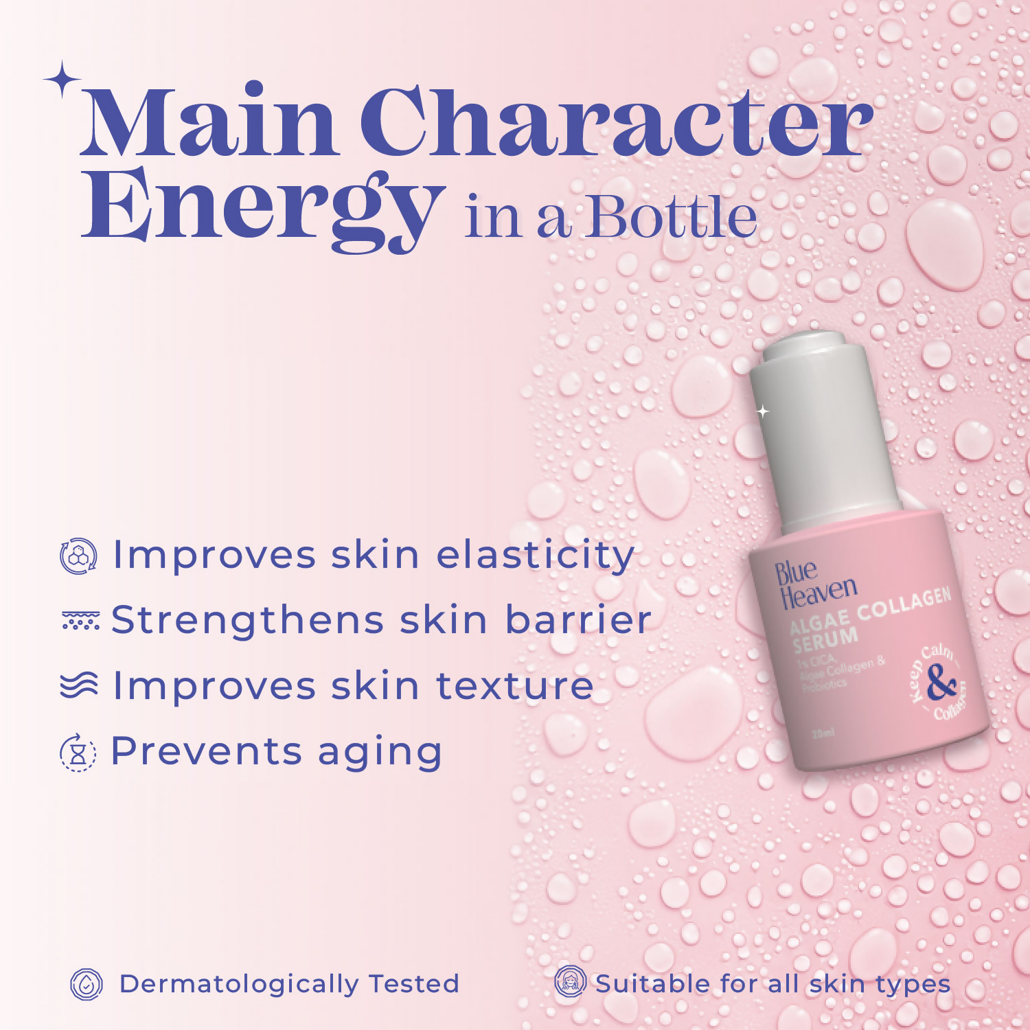 Blue Heaven 0.5% Algae Collagen Anti Aging Serum