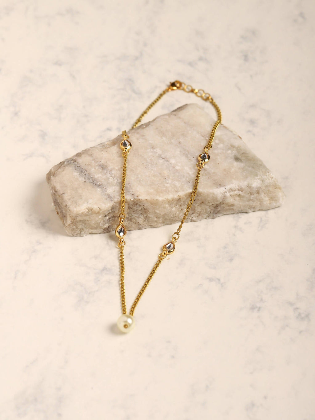 Women's Gold-Plated Chain - Ruby Raang - Distacart