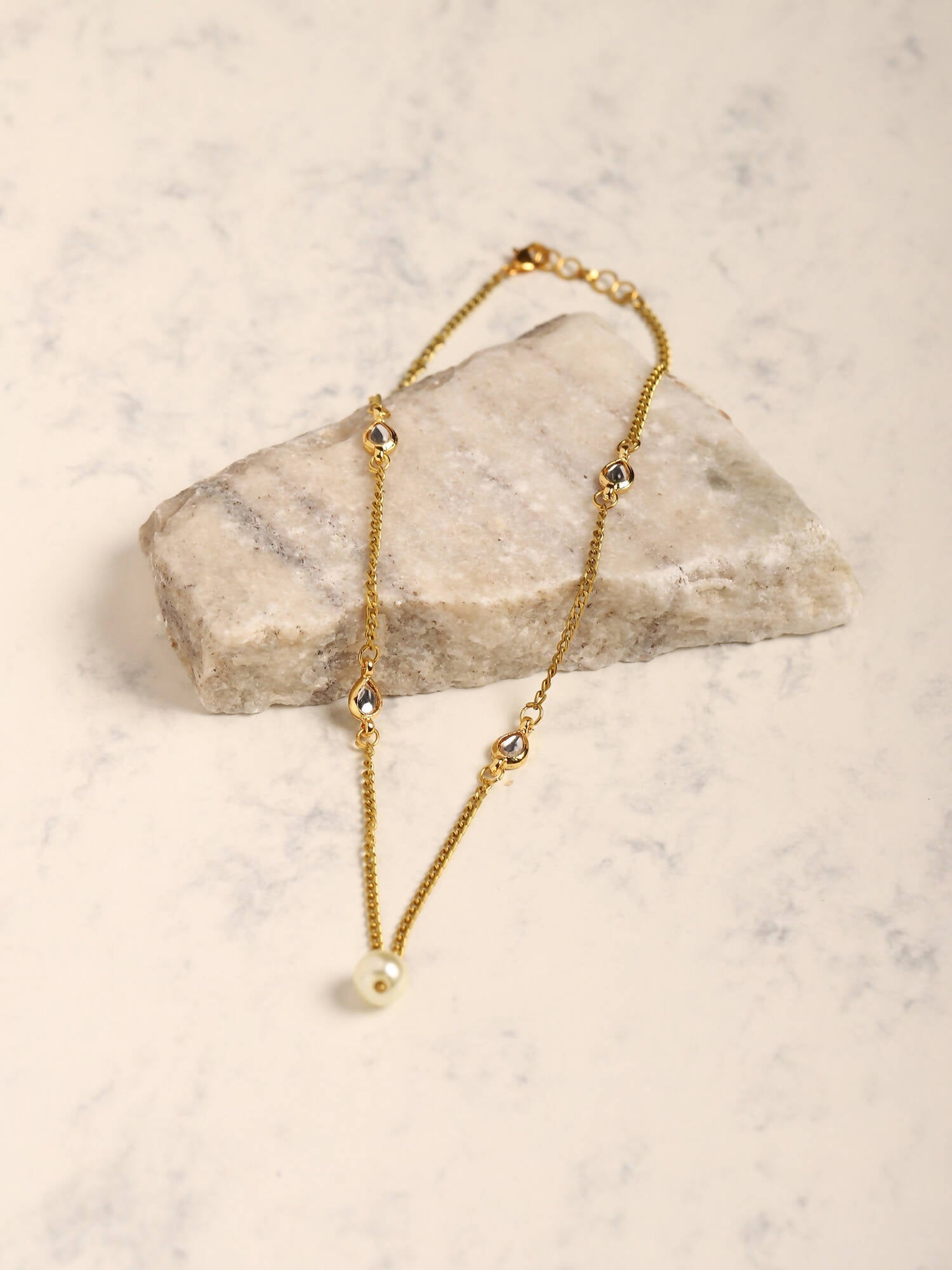 Women's Gold-Plated Chain - Ruby Raang - Distacart