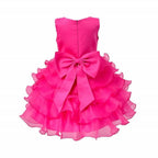 Asmaani Baby Girl's Pink Color Satin Knee Length Frock (AS-dress-22069)