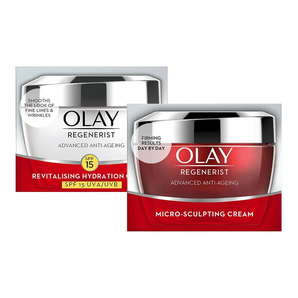 Olay Regenerist Day & Night Cream Regime - Distacart