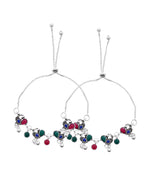Jewels Nest Stylish Silver-Plated Designer Anklet - Distacart