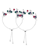 Jewels Nest Stylish Silver-Plated Designer Anklet - Distacart