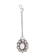 Jewels Nest Handcrafted Oxidized Mirror Choker Jewellery Set