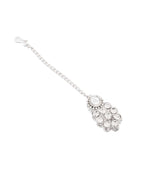 Jewels Nest Glamorous Silver-Tone Jewellery Set for Special Occasions