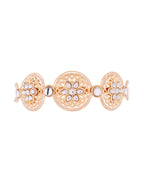 Jewels Nest Royal Kundan Mirror Work Hairband with Pearl Detailing