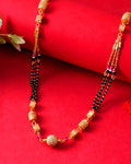 Jewels Nest Heavy Look Mangalsutra with Designer Pendant and Multi Bead Chains - Distacart