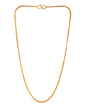 Jewels Nest Lightweight Gold-Toned Flat Chain for Everyday Style - Distacart