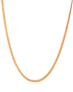 Jewels Nest Lightweight Gold-Toned Flat Chain for Everyday Style - Distacart
