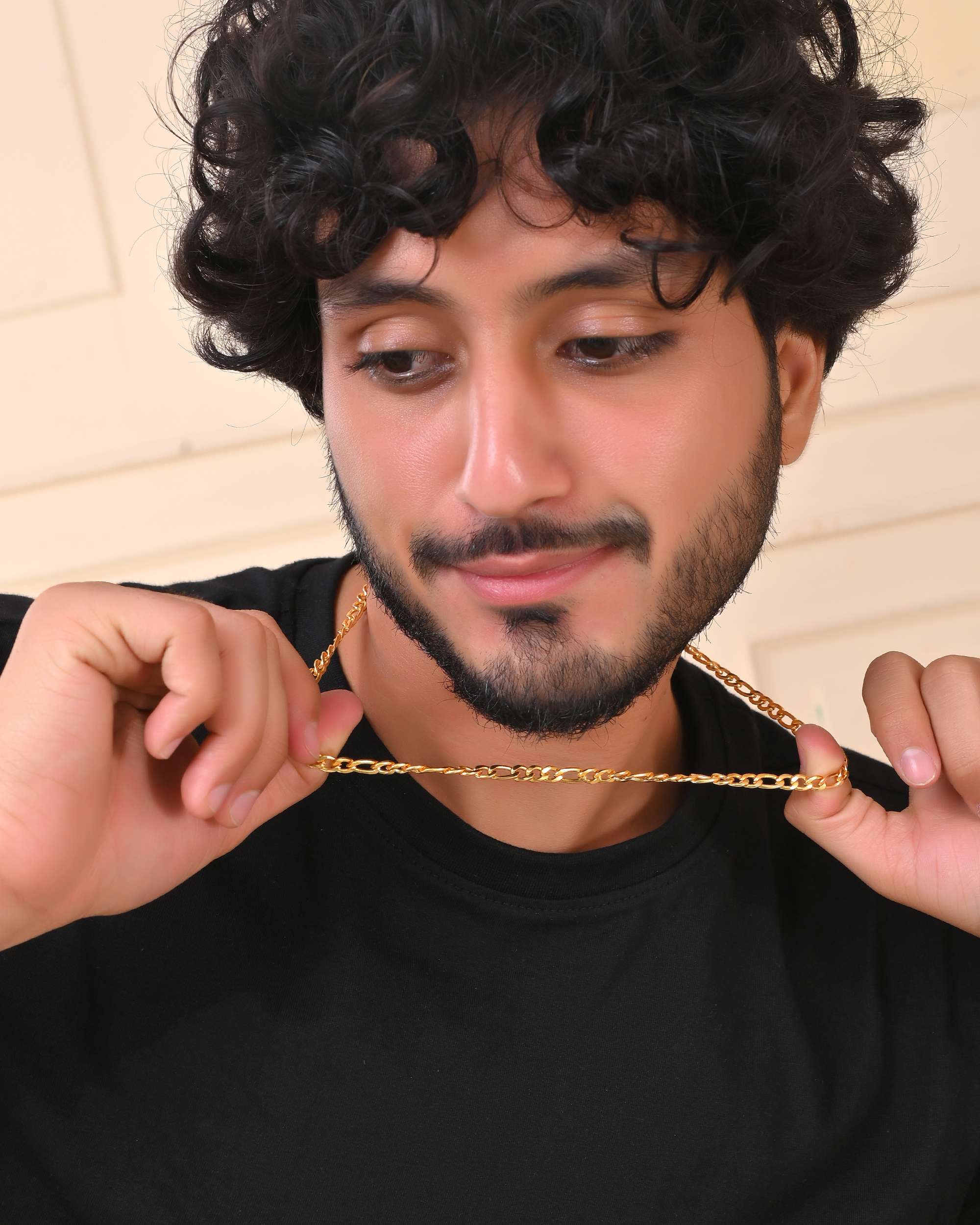 Jewels Nest Unisex Gold Figaro Chain Necklace - Distacart