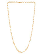 Jewels Nest Chunky Twisted Oval-Link Gold Chain - Distacart