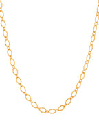 Jewels Nest Chunky Twisted Oval-Link Gold Chain - Distacart