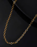 Jewels Nest Chunky Twisted Oval-Link Gold Chain - Distacart