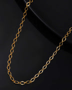 Jewels Nest Chunky Twisted Oval-Link Gold Chain - Distacart