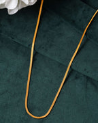 Jewels Nest Minimalist High-Gloss Gold Chain - Distacart