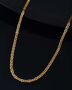 Jewels Nest Classic Glossy Gold-Tone Flat Chain for Men & Women - Distacart