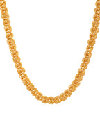 Jewels Nest Designer Spiral Knot Gold Chain – Heavy & Elegant - Distacart
