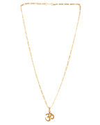 Jewels Nest Gold-Toned Om Pendant Chain for Men & Women | Devotional Lord Shiva Jewelry - Distacart