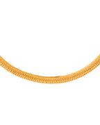Jewels Nest Premium Gold-Polished Snake Chain