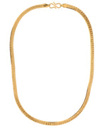 Jewels Nest Premium Gold-Polished Snake Chain