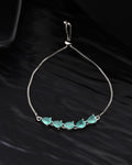 Jewels Nest Mint Green Stone Adjustable Bracelet For Women - Distacart