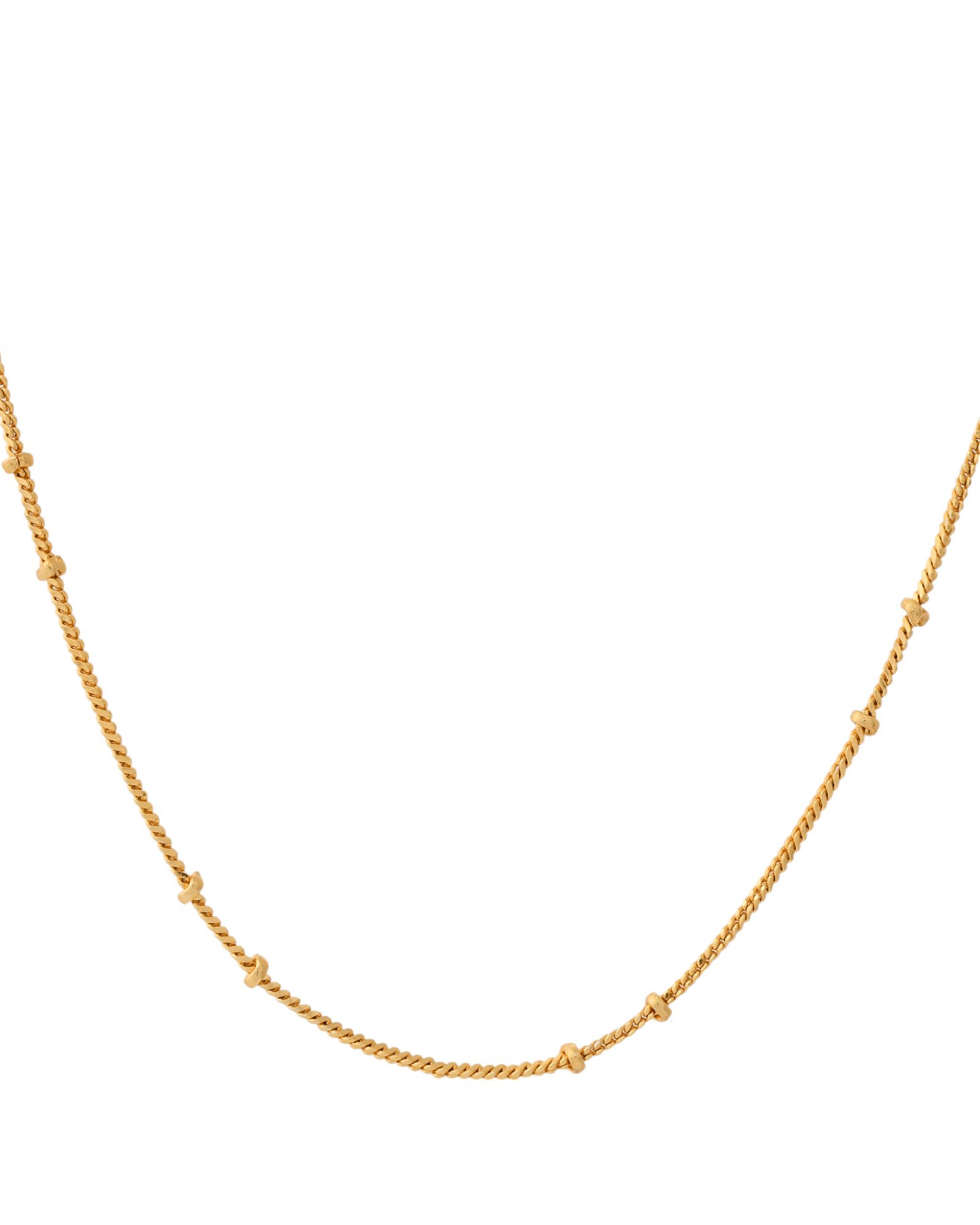 Jewels Nest Elegant Gold-Polished Twisted Rope Chain – Premium Brass Jewelry