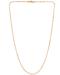 Jewels Nest Elegant Gold-Polished Twisted Rope Chain – Premium Brass Jewelry