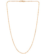 Jewels Nest Elegant Gold-Polished Twisted Rope Chain – Premium Brass Jewelry