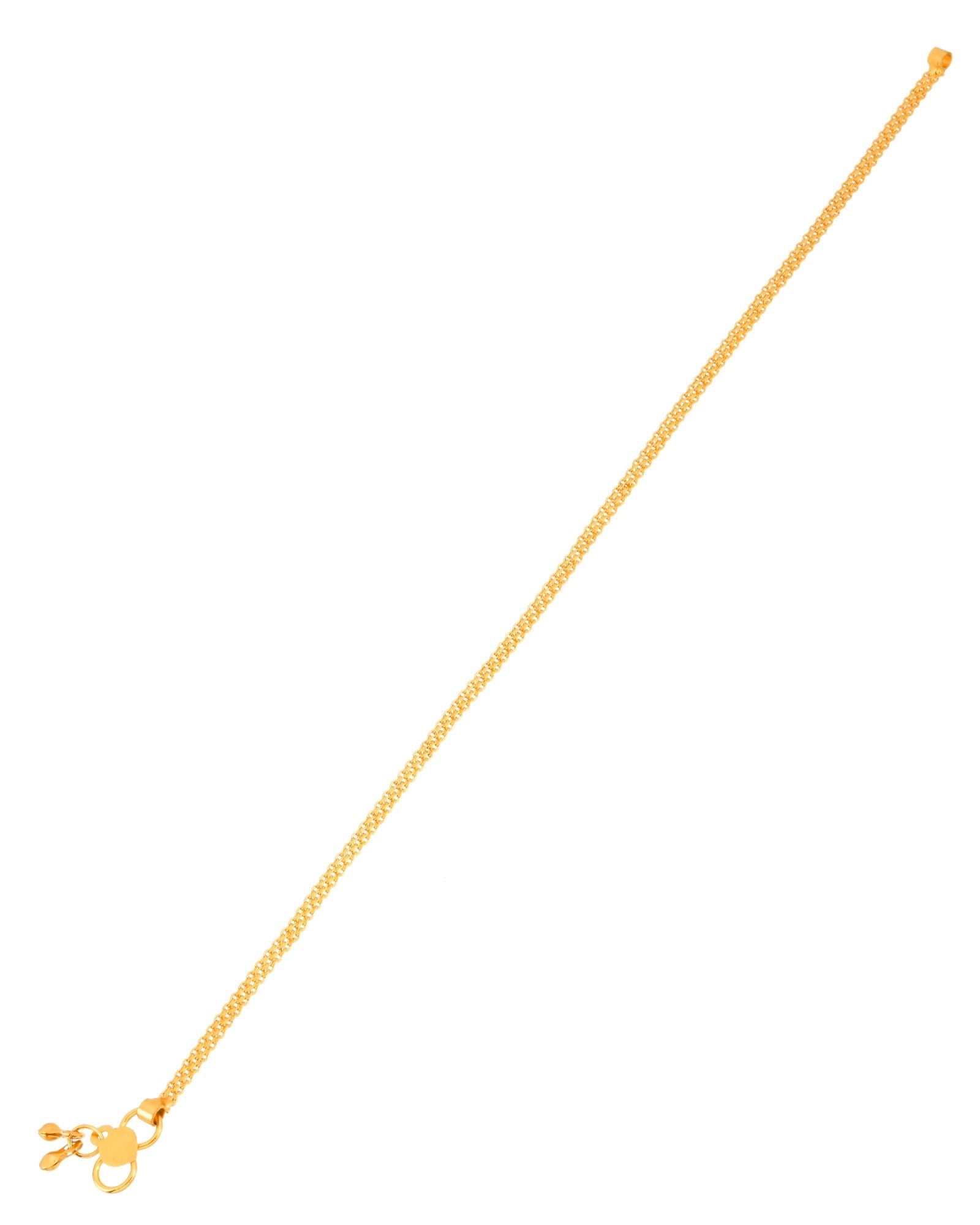 Jewels Nest Golden Whisper Minimal Anklet For Everyday Luxe Styling