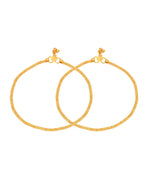 Jewels Nest Golden Whisper Minimal Anklet For Everyday Luxe Styling