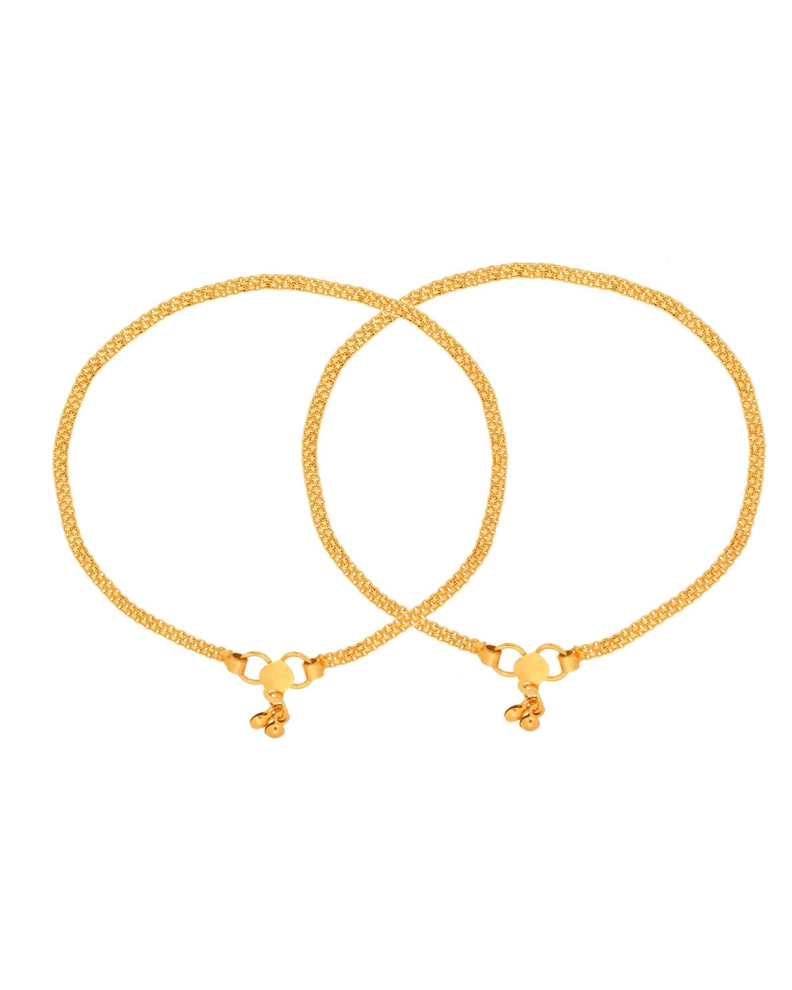 Jewels Nest Golden Whisper Minimal Anklet For Everyday Luxe Styling