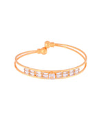 Jewels Nest Gold-Toned Stone Studded Openable Bangles For Women - Distacart