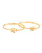 Jewels Nest Gold Plated Heart Charm Bangles Set For Women – Daily & Party Wear - Distacart