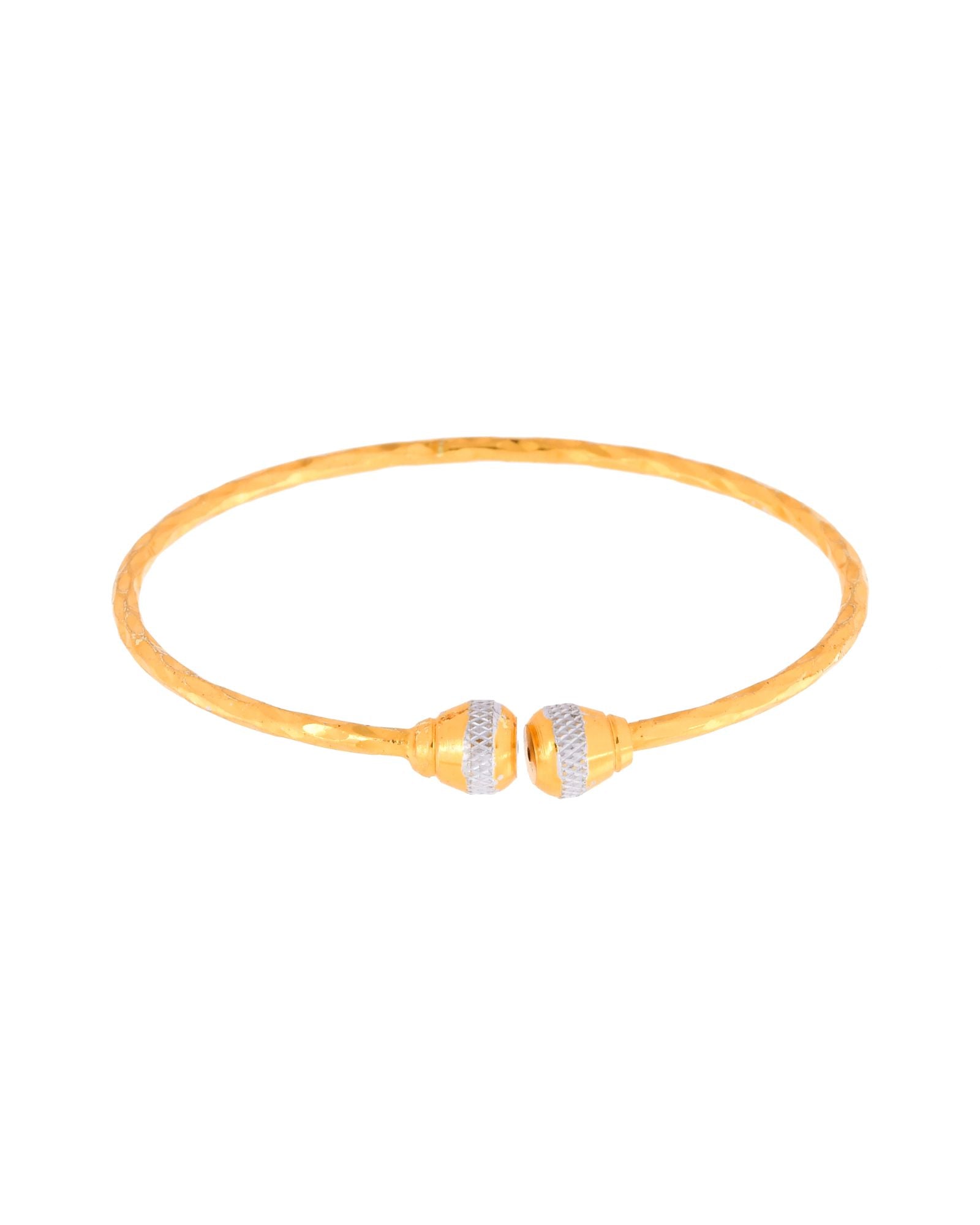 Jewels Nest Gold Plated Textured Finish Bangles Set For Women – Daily Wear - Distacart