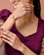 Jewels Nest Gold Plated Heart Design Bangles Set For Women – Daily & Party Wear - Distacart