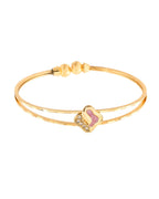 Jewels Nest Gold Plated Heart Design Bangles Set For Women – Daily & Party Wear - Distacart