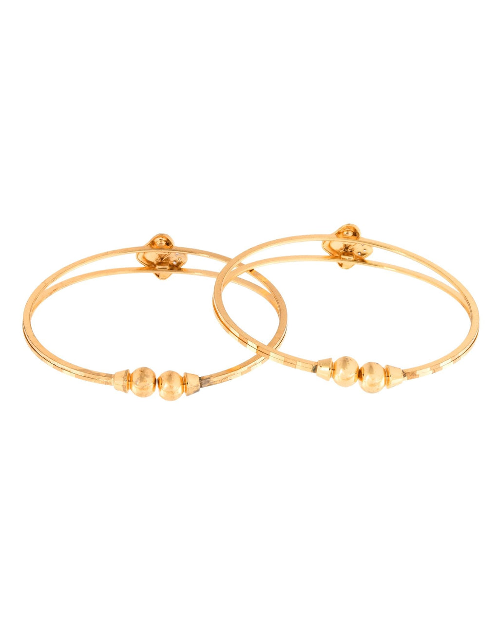Jewels Nest Gold Plated Heart Design Bangles Set For Women – Daily & Party Wear - Distacart