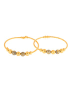 Jewels Nest Gold Plated Beaded Bangles Set For Women – Traditional Daily Wear