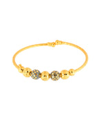 Jewels Nest Gold Plated Beaded Bangles Set For Women – Traditional Daily Wear